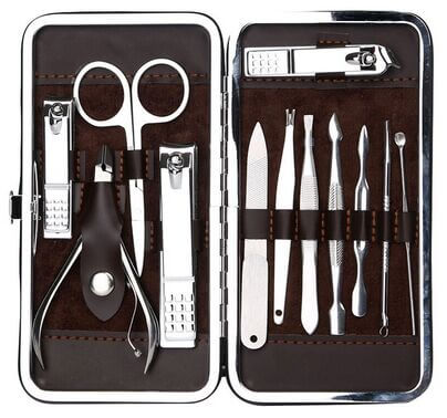 Premium Manicure & Pedicure Kit portable - 15 in 1 set | Emassk Global