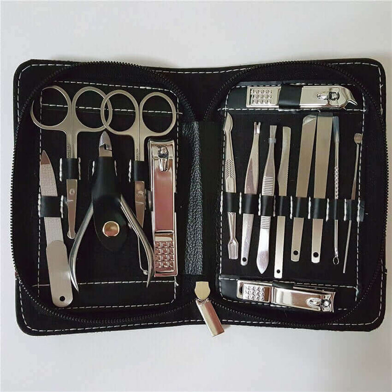 Premium Manicure & Pedicure Kit portable - 15 in 1 set | Emassk Global