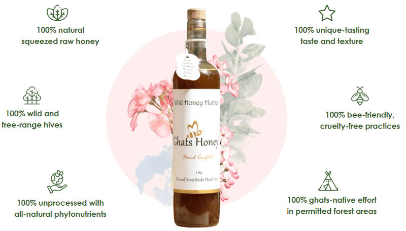 Natural Raw Honey Online  100% Wild -  Multi Floral | Premium Quality Testimony