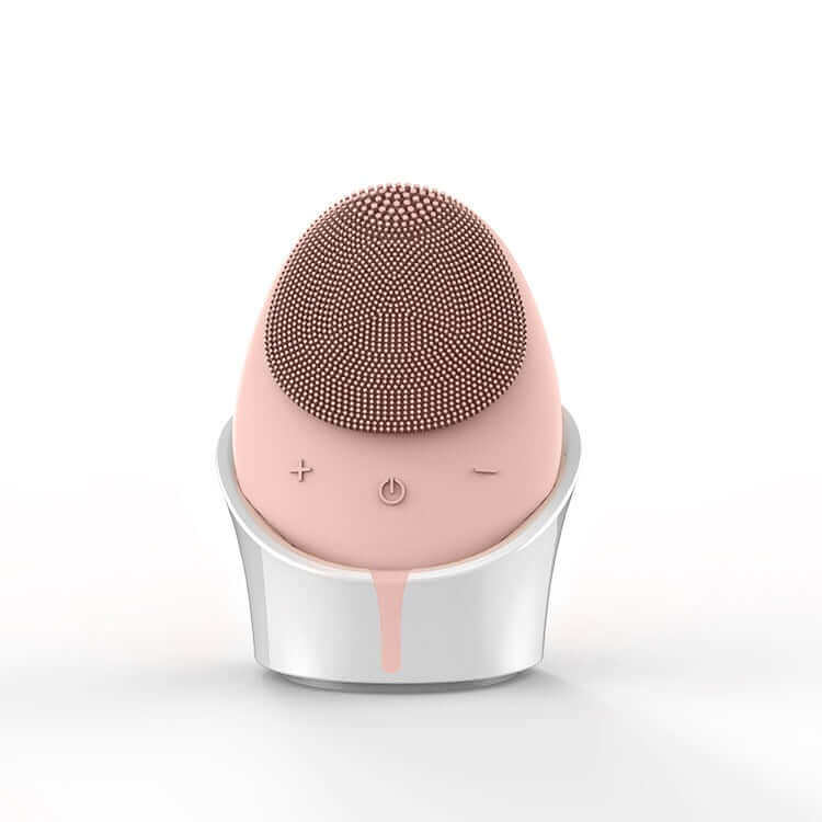 Latest Soft silicone facial cleansing Water Proof Brush - Peach | Emassk Global